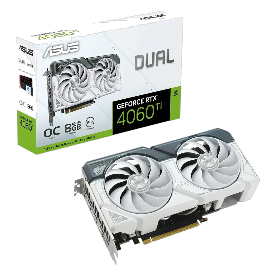 ASUS Dual GeForce RTX 4060 Ti White OC 8GB